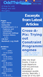 Mobile Screenshot of oddthinking.somethinkodd.com